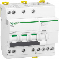 Выкл. Авт. Дифференциального Тока Icv40 3P+N 6Ка 40A C 30Мa Тип A A9DC3740 Schneider Electric