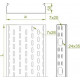 Кабельный лоток KOP150H50/3 N 151815 BAKS