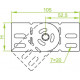 Шарнирный соединитель LGP/LGOPH60N 162100 DKC