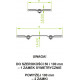 Крышка горизонтального угла 45° PKKZMP50 BAKS 301105