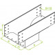 Вертикальный тройник - поперечный TRZC400H200 BAKS 372340