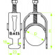 Кабельный держатель UK1/UKO1/16-22 STD BAKS 402300