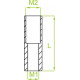 Редукционная гайка RNM10/12 BAKS 650305