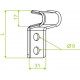 Держатель монтажного швеллера ZD BAKS 750906