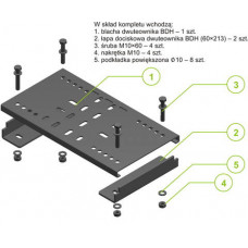 Монтажный комплект 160x320 BDH160x320 752800 DKC