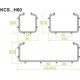 Кабельный лоток из проволочной сетки KCS400H60/3 910240 BAKS