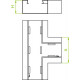 Тройник (окрашеный) TSKS130H100 BAKS 910513