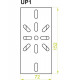 Монтажная пластина UP1 BAKS 951000