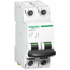 Выключатель автоматический модульный 2п C 0.5А C60H-DC DC Schneider Electric A9N61520