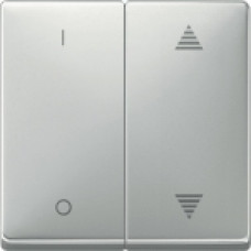 Клавиша 2-кн. SD для мод. выкл. рис. ВВ/ВН 1/0 сталь Schneider Electric MTN626646