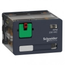 Реле силовое 4ПК 24В AC светодиод Schneider Electric RPM42B7