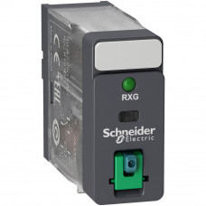 Реле промежуточное 10А 1СО=24В кнопка+LED Schneider Electric RXG12BD