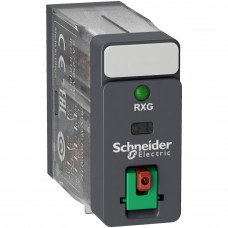 Реле промежуточное 5А 2СО~230В кнопка+LED Schneider Electric RXG22P7