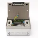 Напольный лючок на 4 модуля (2 розетки 45x45) IP54 System Power SP01-0104