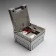 Напольный лючок на 8 модулей (4 розетки 45x45) IP54 System Power SP01-0108