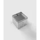 Лючок-невидимка в пол на 2 модуля (одну розетку 45x45) IP41 System Power SP01-0402