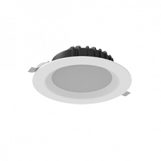 Cветильник светодиодный "ВАРТОН" Downlight круглый встраиваемый 190*70 мм 16W 4000K IP54/20 DALI RAL9010 белый матовый Varton V1-R0-00083-10D01-4401640