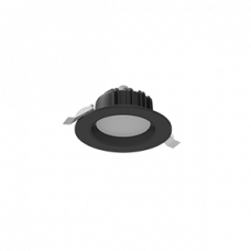 Cветильник светодиодный "ВАРТОН" Downlight круглый встраиваемый 120*65 мм 11W 4000K IP54 RAL9005 черный матовый Varton V1-R0-T0011-10000-4401140