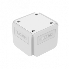 Комплект для L-соединения Mercury Mall (куб, 2 крышки) серый Varton V4-R0-00.0030.MM0-0001