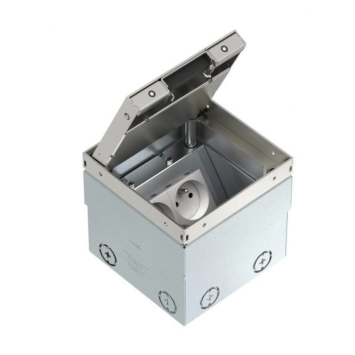 Лючок в пол на 4 модуля (2 розетки 45x45) IP54 System Power SP01-0104