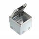Лючок в пол на 4 модуля (2 розетки 45x45) IP54 System Power SP01-0104
