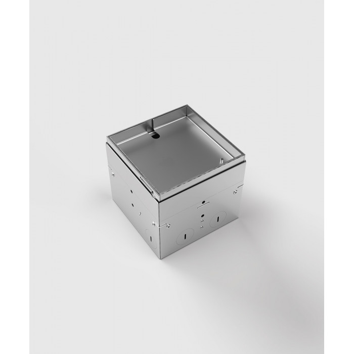 Лючок-невидимка в пол на 2 модуля (одну розетку 45x45) IP41 System Power SP01-0402