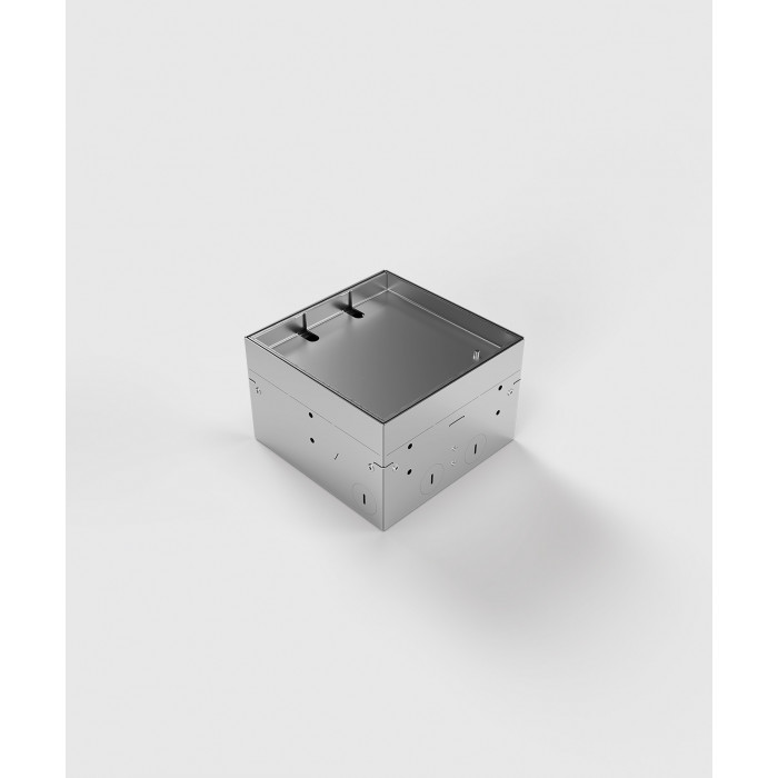 Лючок-невидимка в пол на 4 модуля (2 розетки 45x45) IP41 System Power SP01-0404