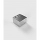 Лючок-невидимка в пол на 4 модуля (2 розетки 45x45) IP41 System Power SP01-0404