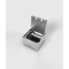 Лючок-невидимка в пол на 4 модуля (2 розетки 45x45) IP41 System Power SP01-0404