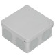 Коробка распаячная ОП КМ42455 100х100х50мм IP67 8 вводов сер. IEK UKO21-100-100-050-K41-66
