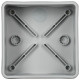 Коробка распаячная ОП КМ42455 100х100х50мм IP67 8 вводов сер. IEK UKO21-100-100-050-K41-66