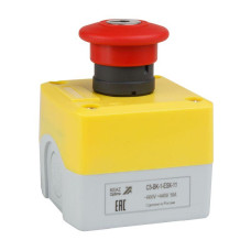 Пост кнопочный OptiSignal D22 C5-BK-1-ESK-11 1НО+1НЗ авар. стоп. с ключом XALK188E КЭАЗ 338524