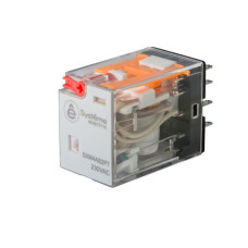 Реле 10А 2CO 230В AC тест кнопка LED SE SXM2CB2P7