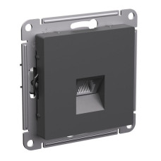 Розетка компьютерная AtlasDesign RJ45 кат.6A механизм базальт SE ATN001486