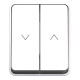 Выключатель для жалюзи 2-кл. ОП AtlasDesign PROFI 10А IP54 бел. SE ATN540119