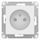 Розетка AtlasDesign 16А без заземл. защ. шторки механизм лотос SE ATN001349