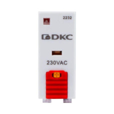 Реле одиночное 230В AC 2 прекидн. контакта DKC IR-230AC-2CO-D