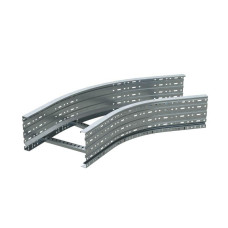 Угол лестничный 90град. 150х400 R600 гор. цинк DKC ULD654R600HDZ