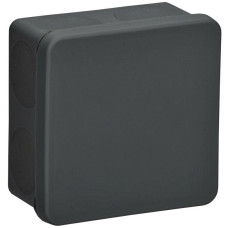 Коробка распаячная ОП КМ42435 80х80х40мм IP67 8 вводов черн. IEK UKO21-080-080-040-K02-66