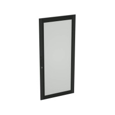 Дверь со стеклом IT-CQE 1200х600 RAL9005 DKC RBITCPGL1260