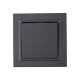 Выключатель 1-кл. СП BRITE ВСР10-1-0-БрГ 10А в сборе графит IEK BR-V10-0-10-K53-F