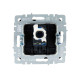 Розетка компьютерная СП RJ45 кат.6 BRITE РК11-БрЧ механизм черн. IEK BR-K10-2-K02