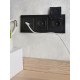 Розетка компьютерная СП RJ45 кат.6 BRITE РК11-БрЧ механизм черн. IEK BR-K10-2-K02