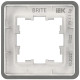 Рамка 1-м BRITE РУ-1-1-Бр метал. титан RE IEK BR-M12-M-01-K48