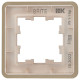 Рамка 1-м BRITE РУ-1-1-Бр метал. шампань RE AL IEK BR-M12-M-21-K37