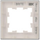 Рамка 1-м BRITE РУ-1-2-Бр стекло бел. матов. IEK BR-M12-G-31-K01