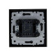 Выключатель 1-кл. СП BRITE ВСР10-1-0-БрС 10А в сборе сталь IEK BR-V10-0-10-K46-F