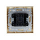 Выключатель 1-кл. СП BRITE ВСР10-1-0-БрКр 10А в сборе беж. IEK BR-V10-0-10-K10-F