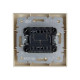 Выключатель 2-кл. СП BRITE ВСР10-2-0-БрКр 10А в сборе беж. IEK BR-V20-0-10-K10-F
