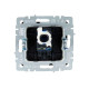 Розетка компьютерная СП RJ45 кат.6 BRITE РК11-БрА механизм алюм. IEK BR-K10-2-K47